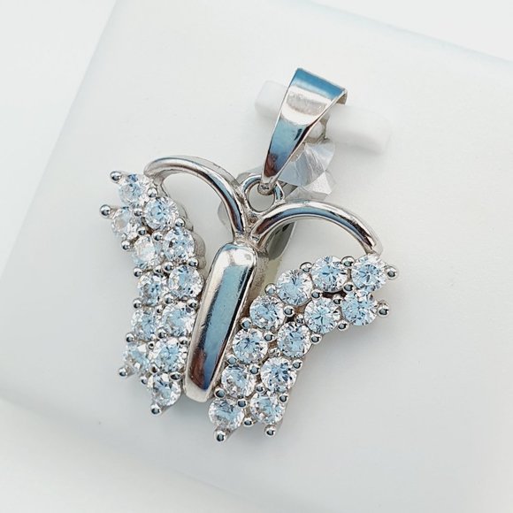 "925 Sterling Silver Cubic Zirconia Pendant, U19254761 - Picture 8 of 11